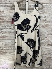 WHITE/NAVY FLORAL DRESS $300