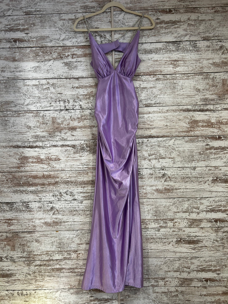 LAVENDER LONG EVENING GOWN