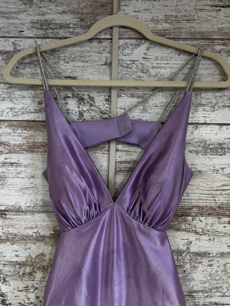 LAVENDER LONG EVENING GOWN
