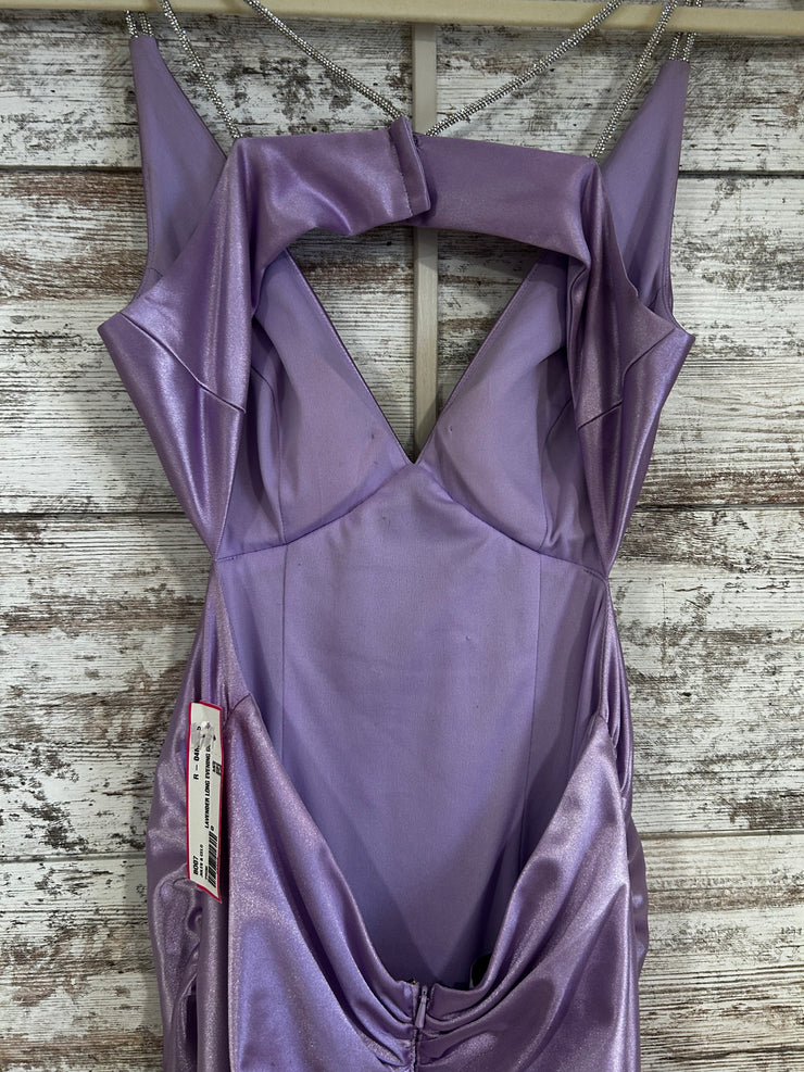 LAVENDER LONG EVENING GOWN