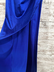 ROYAL BLUE LONG EVENING GOWN