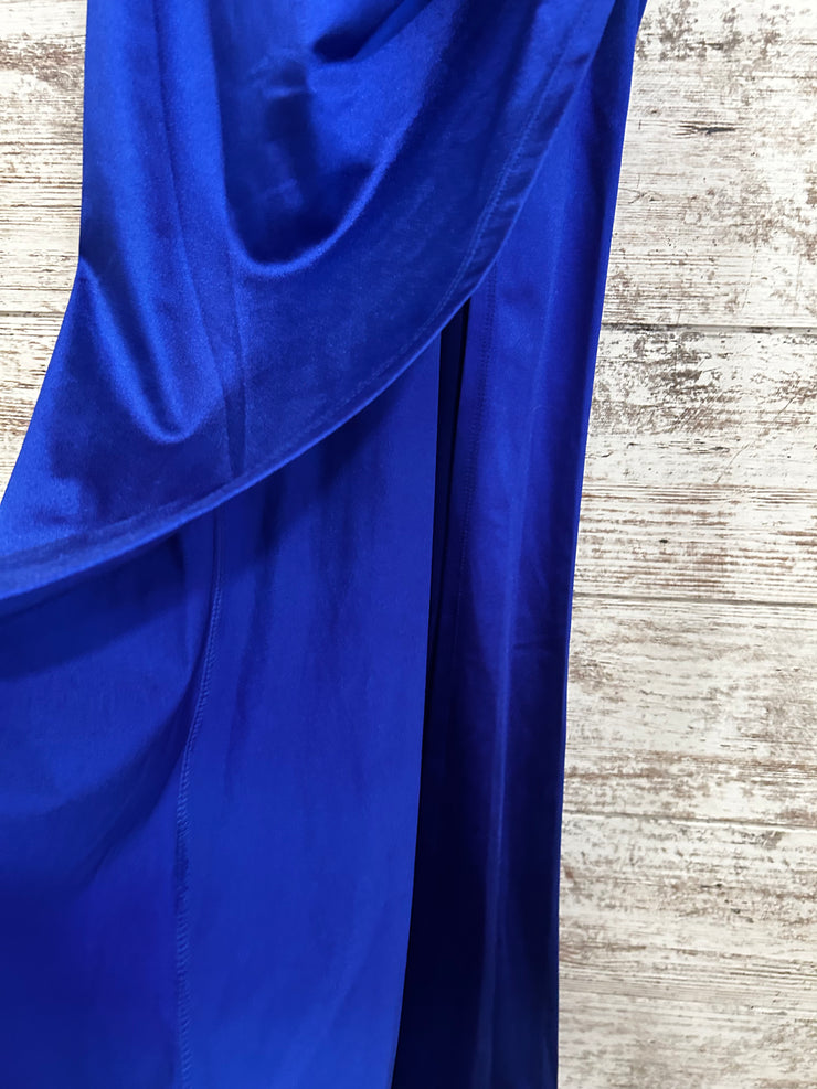 ROYAL BLUE LONG EVENING GOWN