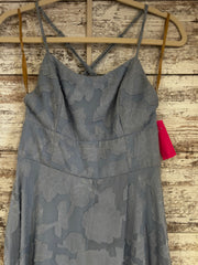 BLUE A LINE GOWN