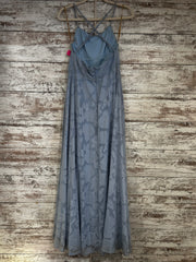 BLUE A LINE GOWN