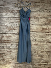 BLUE LONG EVENING GOWN