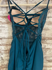 GREEN/TEAL LONG EVENING GOWN