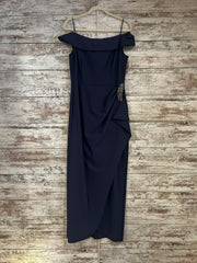 NAVY LONG EVENING GOWN-NEW$400