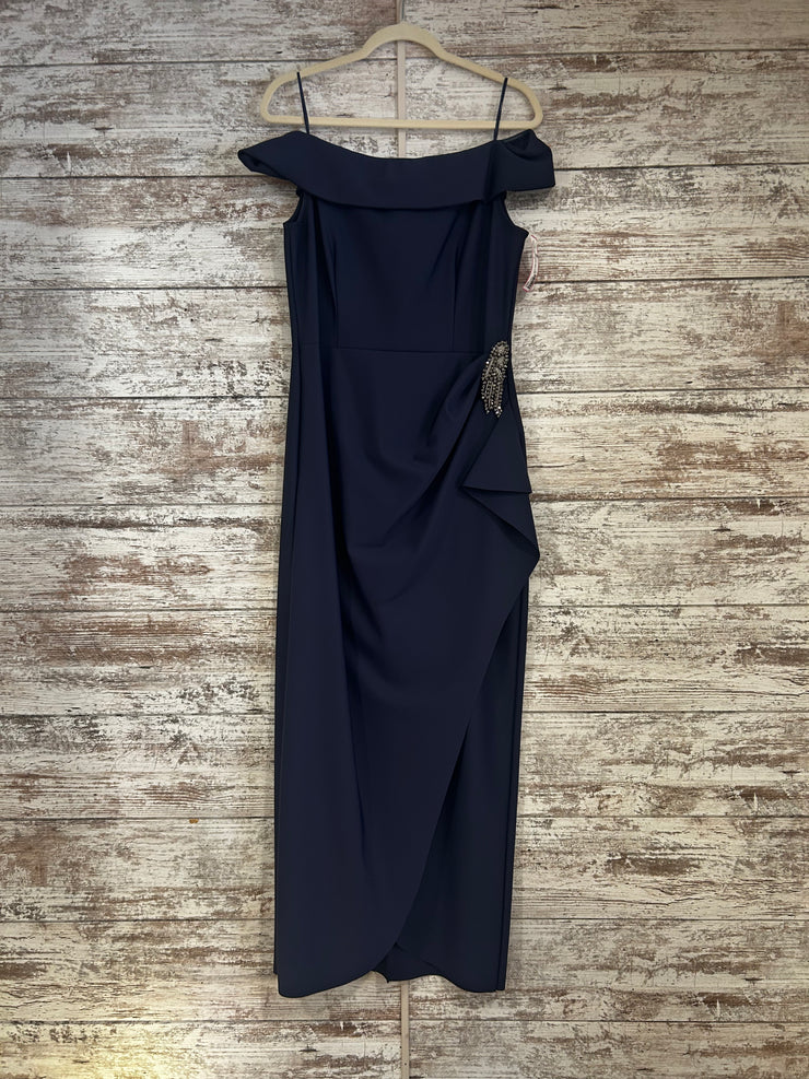 NAVY LONG EVENING GOWN-NEW$400