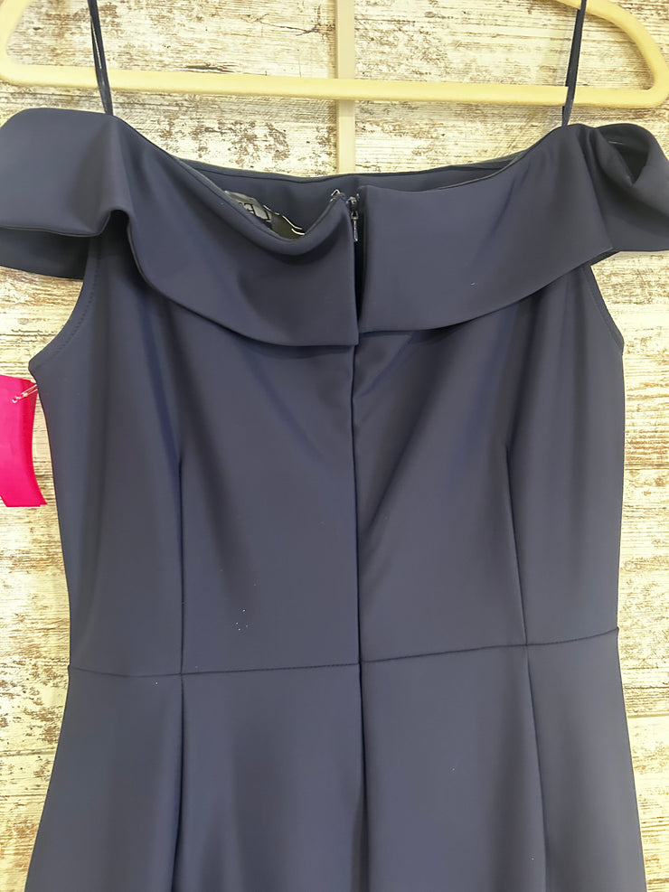 NAVY LONG EVENING GOWN-NEW$400