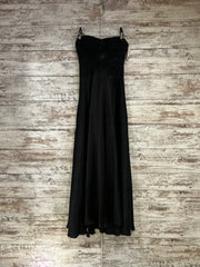 BLACK LONG EVENING GOWN