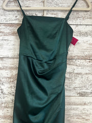GREEN LONG EVENING GOWN