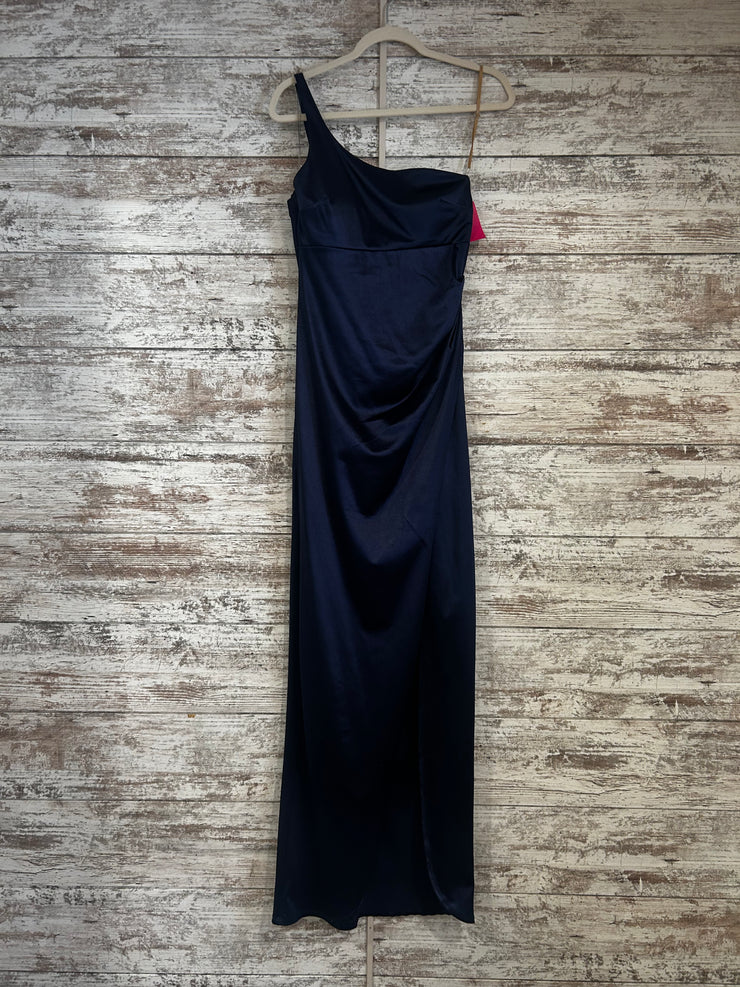 NAVY LONG EVENING GOWN