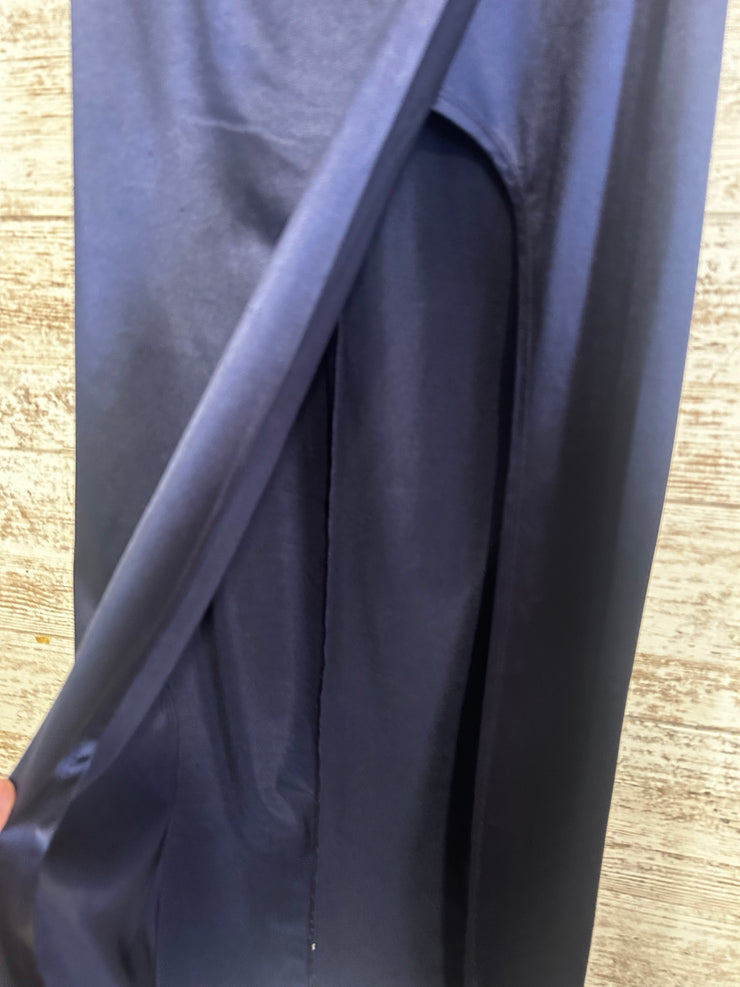 NAVY LONG EVENING GOWN