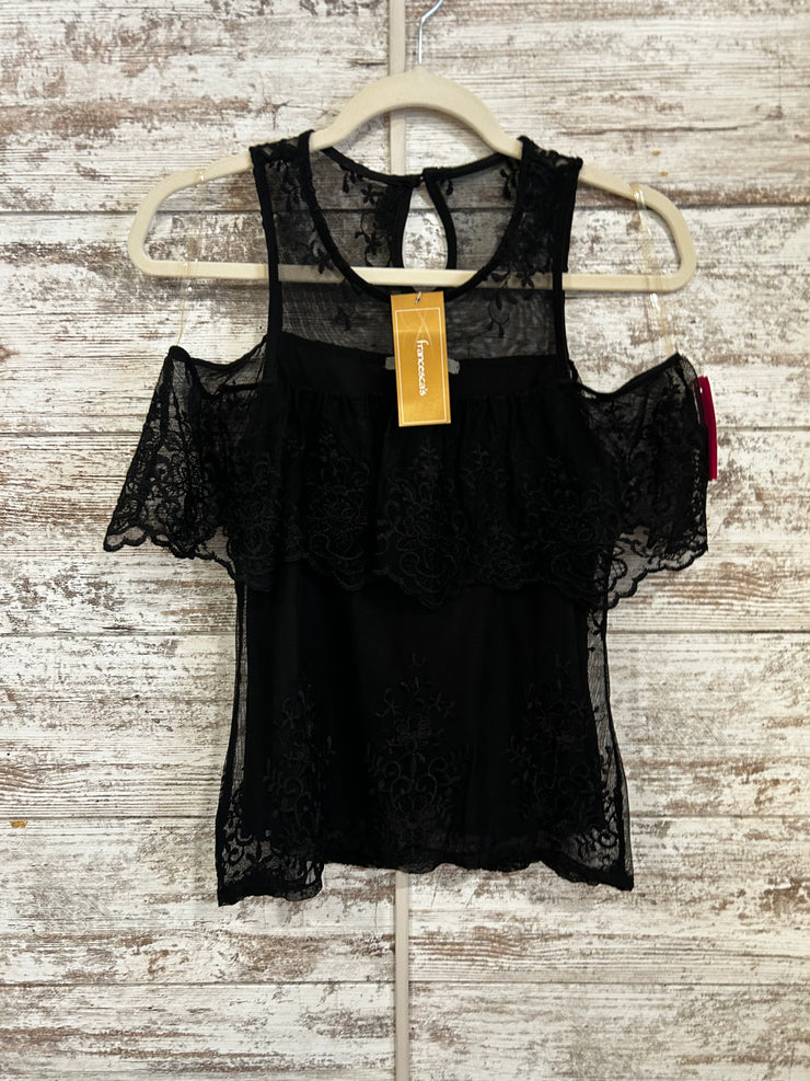BLACK/LACE TOP (NEW) $59