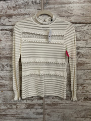 IVORY LONG SLEEVE TOP-NEW $89