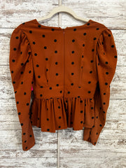 BROWN ANTHROPOLOGIE TOP $128