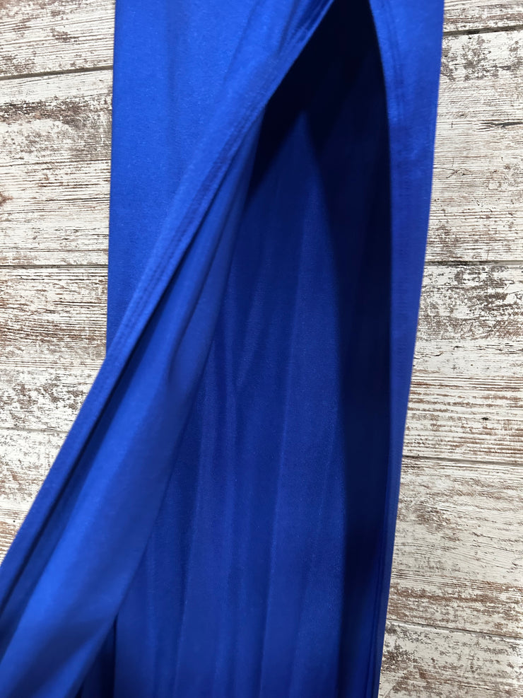 ROYAL BLUE LONG EVENING GOWN
