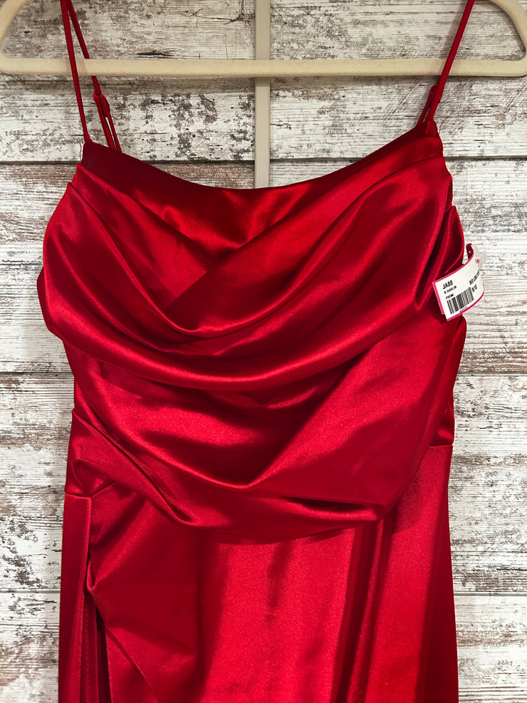 RED LONG EVENING GOWN