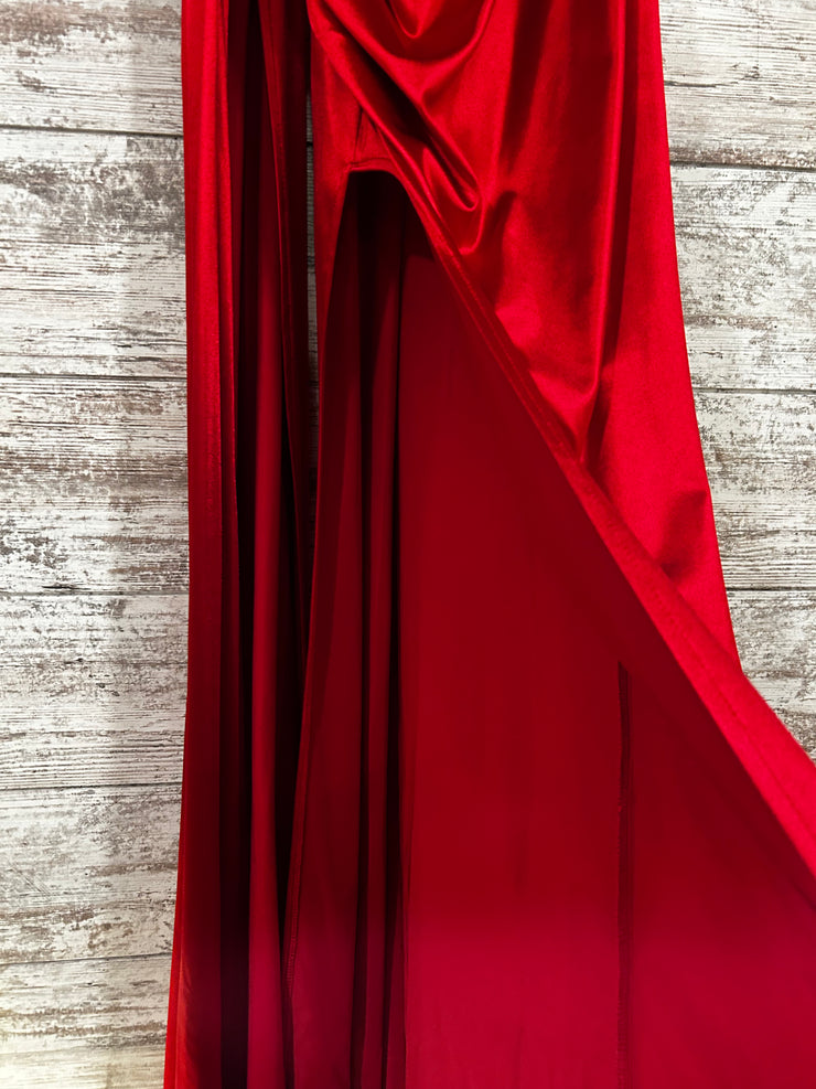 RED LONG EVENING GOWN