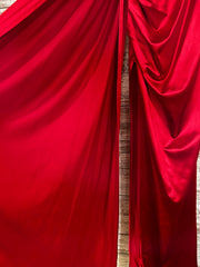 RED LONG EVENING GOWN