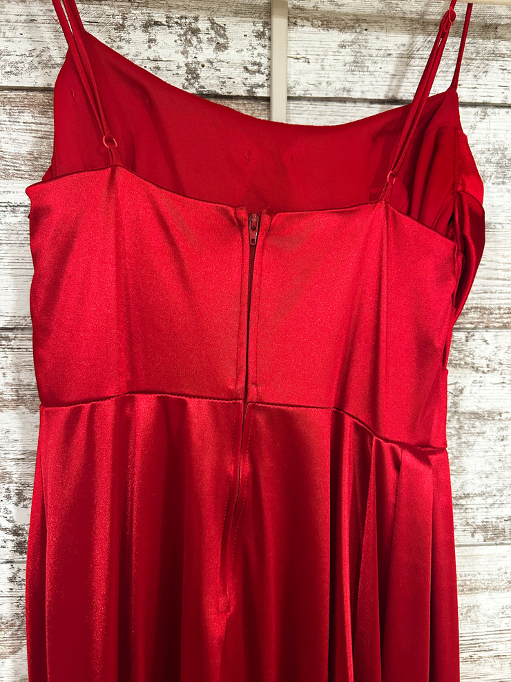 RED LONG EVENING GOWN