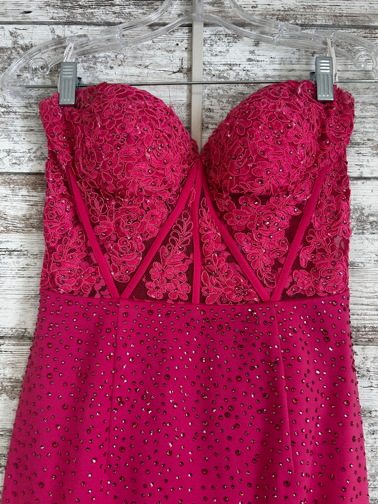 PINK LONG EVENING GOWN $800