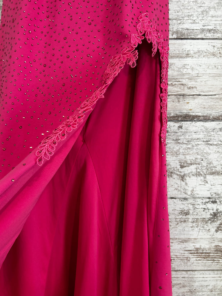 PINK LONG EVENING GOWN $800