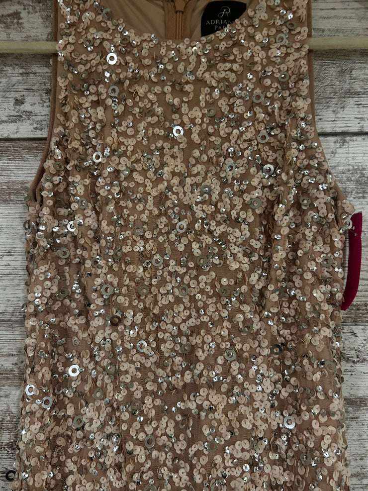 PINK SEQUIN LONG EVENING GOWN