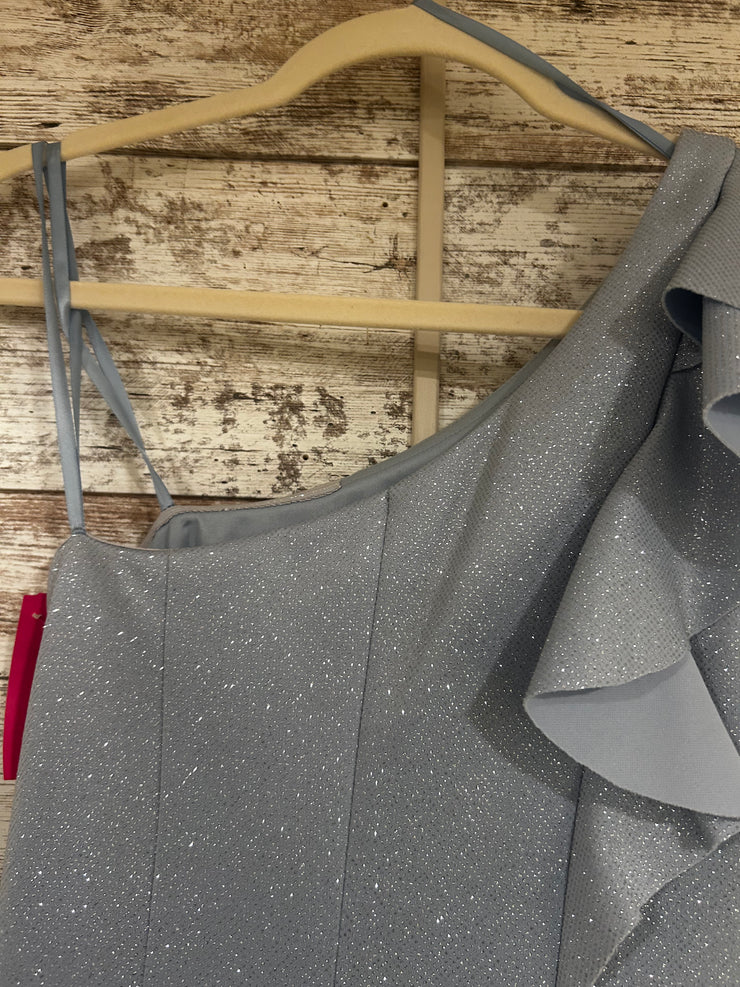 BLUE SPARKLY LONG DRESS