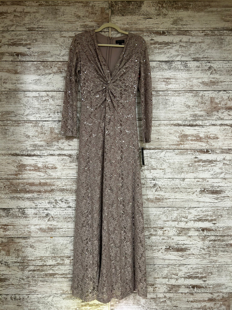 BLUSH SPARKLY LONG DRESS (NEW)