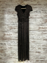 BLACK/GOLD METALLIC JUMPER-NEW