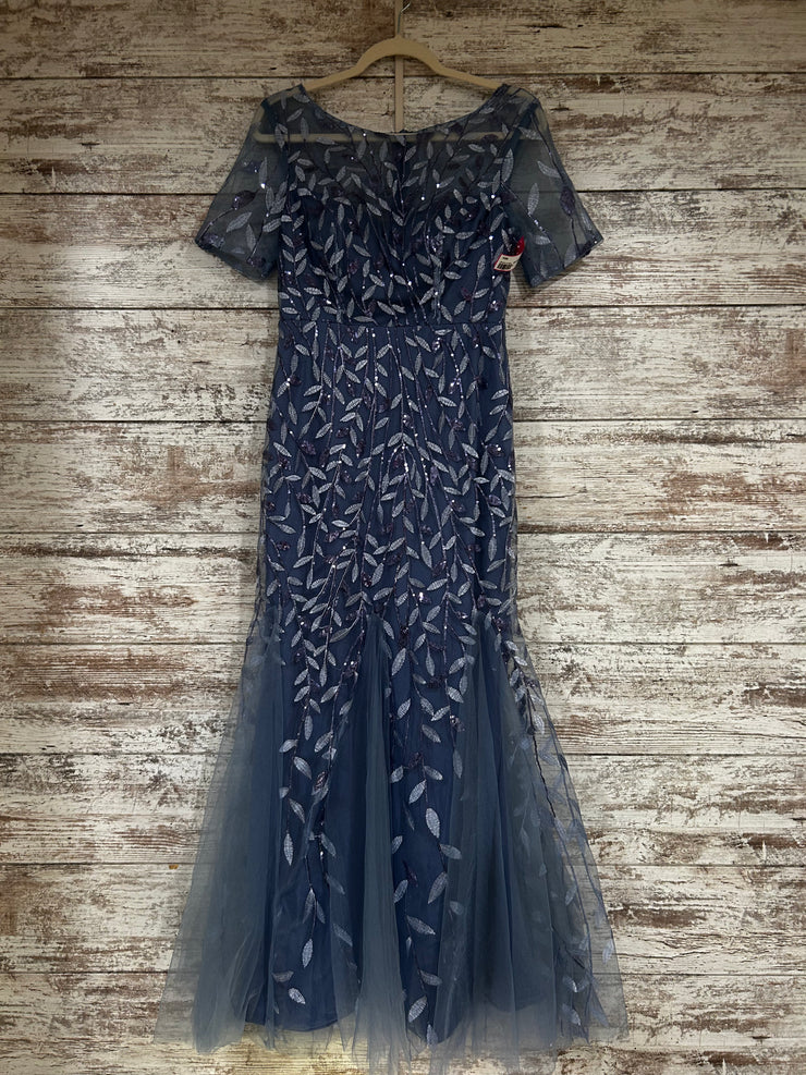 BLUE SPARKLY LONG DRESS (NEW)