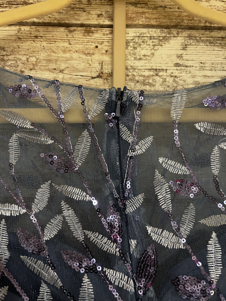 BLUE SPARKLY LONG DRESS (NEW)