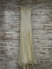 IVORY SPARKLY LONG DRESS