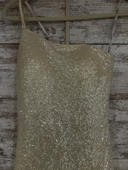 IVORY SPARKLY LONG DRESS