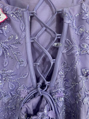 LAVENDER SPARKLY MERMAID GOWN