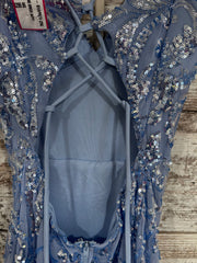 BLUE SPARKLY LONG DRESS (NEW)