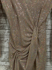 GOLD SPARKLY SHORT DRESS