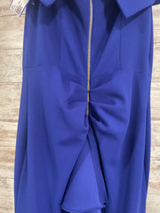 ROYAL BLUE LONG EVENING GOWN