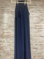 NAVY LONG EVENING GOWN