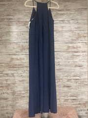 NAVY LONG EVENING GOWN