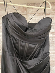 BLACK LONG EVENING GOWN