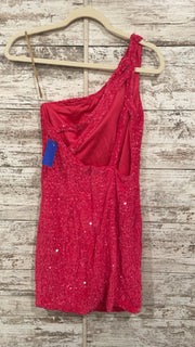 PINK SEQUIN SHORT DRESS (NEW)