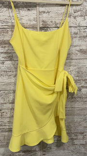 YELLOW SHORT DRESS