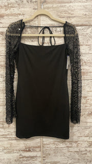 BLACK SPARKLY SHORT DRESS- NEW