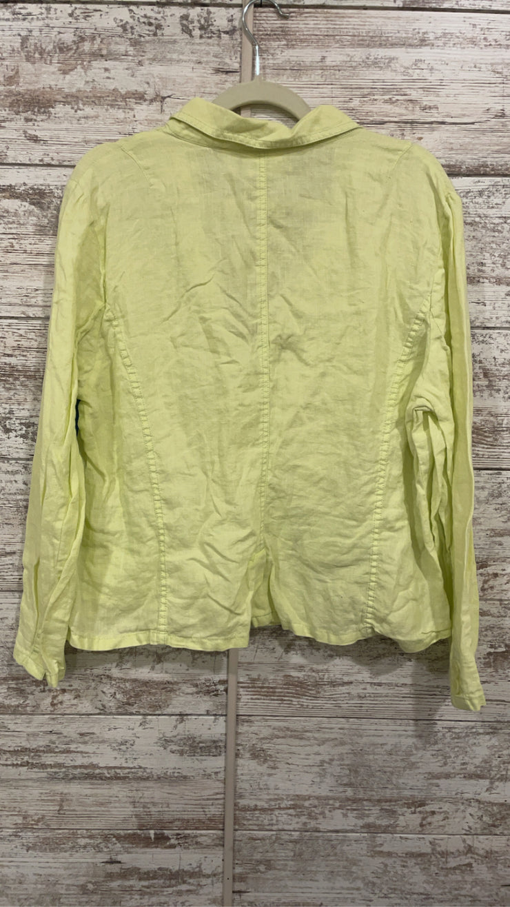 GREEN 100% LINEN JACKET $129