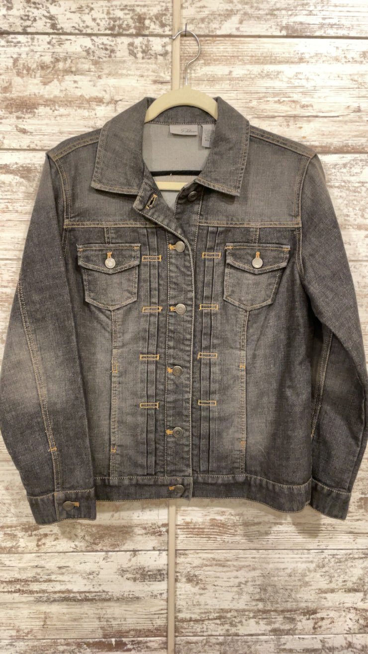 GRAY/BLACK DENIM JACKET $149