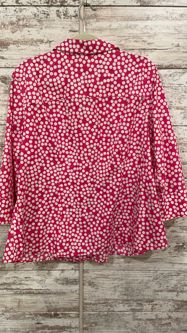 PINK POLKA DOT NO-IRON SHIR$89