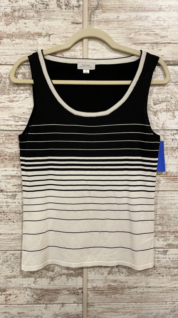 BLACK/WHITE TANK TOP $69
