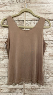 TAN SHIMMERY TANK TOP $69